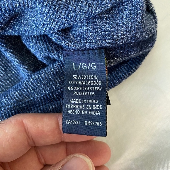 Buffalo David Bitton Men's‎ Blue Long Sleeve Medium Weight Henley T-Shirt Large - Picture 8 of 13